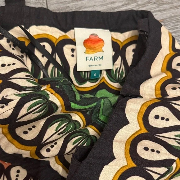 Farm Rio Colorful Patterned Dress with Tassels - Picture 6 of 6